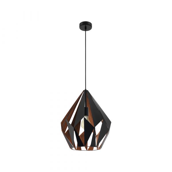 Carlton 1 1LT Pendant Large Copper