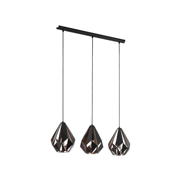 Carlton 1 3LT Pendant Copper