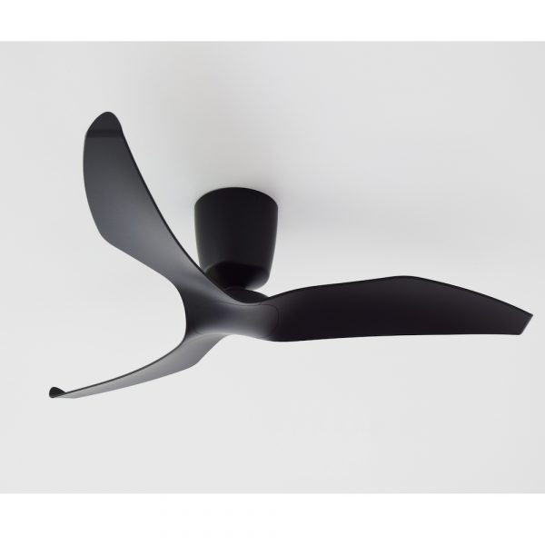 Aeratron FR Three Blade 50" Black DC Ceiling Fan, light adaptable with remote control