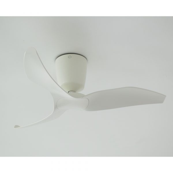 Aeratron FR Three Blade 50" White DC Ceiling Fan, light adaptable with remote control