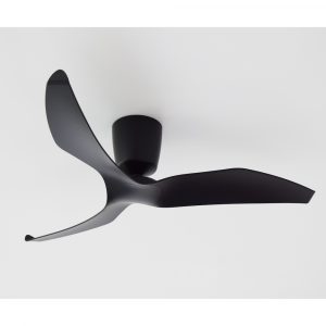 Aeratron FR Three Blade 60" Black DC Ceiling Fan, light adaptable with remote control