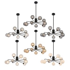 Felton 9 Light Pendant Antique Gold