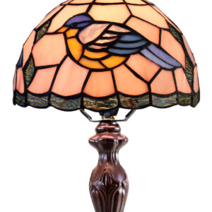 Aerie Small Bluebird Leadlight Table Lamp