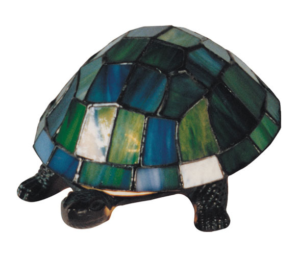 Blue Leadlight Turtle Lamp Blue Leadlight Turtle Lamp
