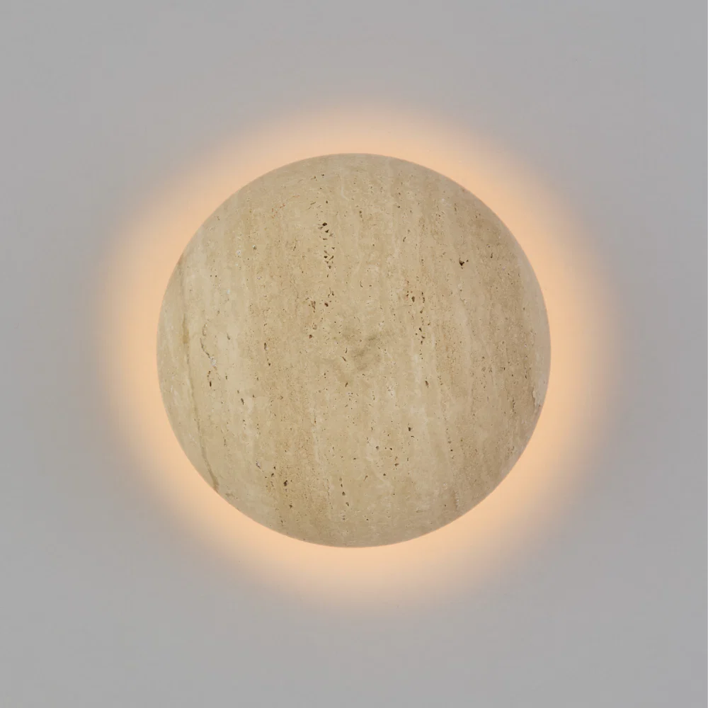 Casar Travertine LED Wall Light Casar Travertine LED Wall Light