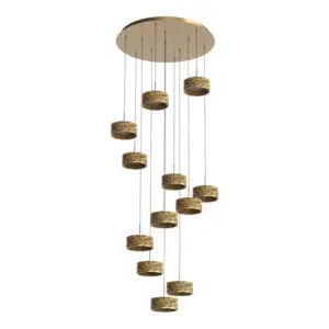 Couas Textured 12LT LED Pendant