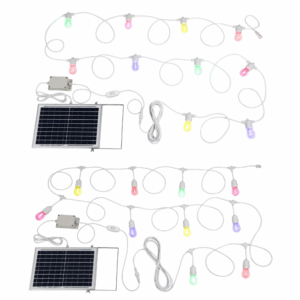 While 10LT Solar Festoon Lighting Kit
