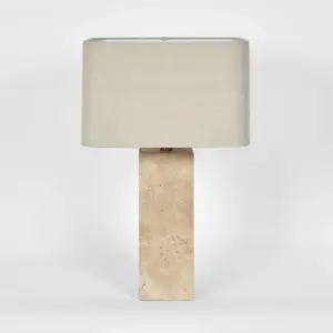 Imperial Travertine Table Lamp
