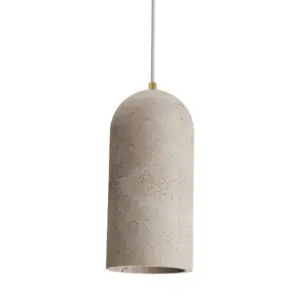 Inspire Travertine Round Pendant