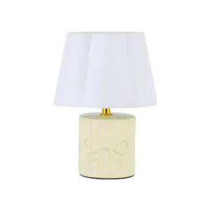 Miri Ribbon Bow Ceramic Table Lamp