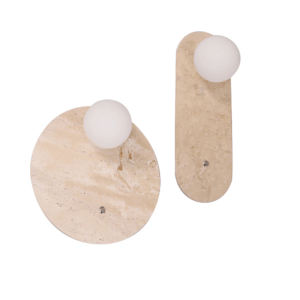 Poi Travertine Wall Light