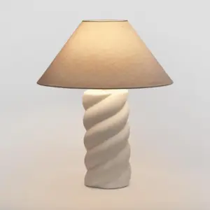 Twist Column Table Lamp