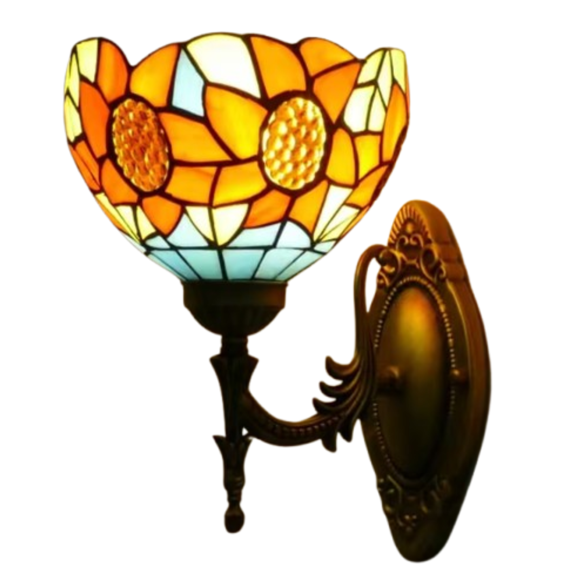 Zohar Torchiere Leadlight Wall Light Zohar Torchiere Leadlight Wall Light